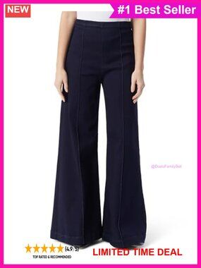 High Rise Pull On Pin Tuck Wide Leg Palazzo Pants